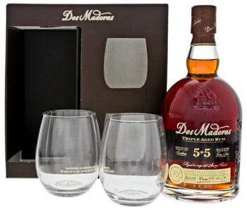 Dos Maderas PX Triple Aged 5+5 0,7L + 2 Glazen 40%
