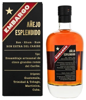 Embargo Anejo Esplendido Rum 0,7L 40%