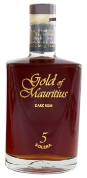 Gold Of Mauritius Dark Rum Solera 5 700ml Gift Box