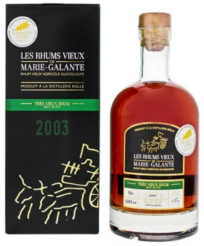 Les Rhum Vieux Marie Galante Bielle Tres Viieux 2003