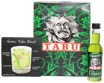 Tabu Tabu Absinth Classic Minidisplay 10x40ml