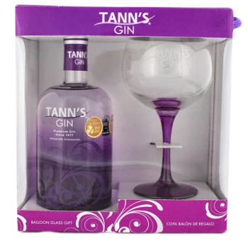 Tanns Tann's Gin Giftset 700ml + Glas Gift Box