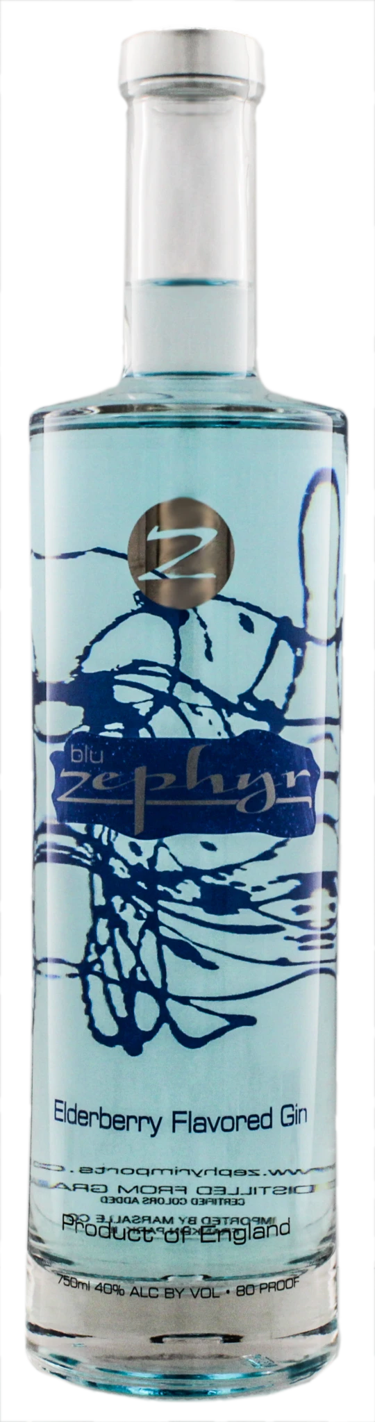 Zephyr 750 Ml Zephyr Blu Gin - Engeland